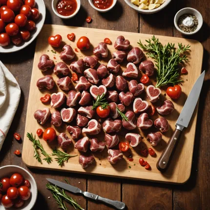 Мастерство в приготовлении необычных блюд: как чистить куриные сердечки и готовить лепешки из муки и воды